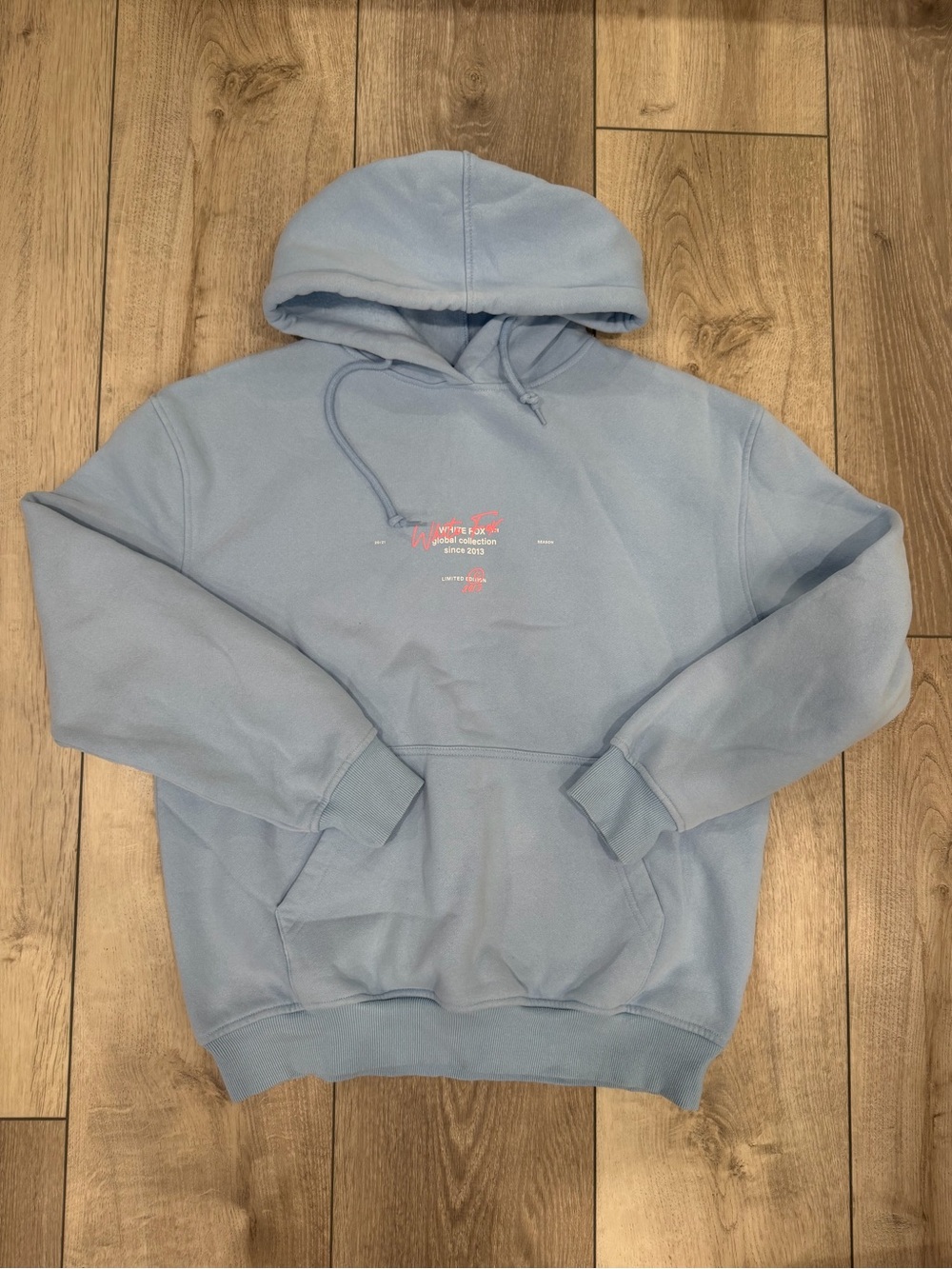 White Fox Boutique Light Blue Pullover Hoodie